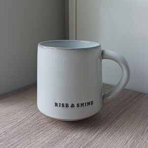 🌷 Hearth & Hand "Rise & Shine" Stoneware Mug